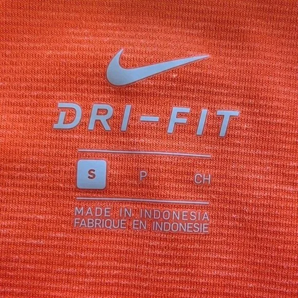 Nike Oregon Beavers Golf Polo Shirt Mens Small Orange NCAA Football Dri Fit - Picture 7 of 9